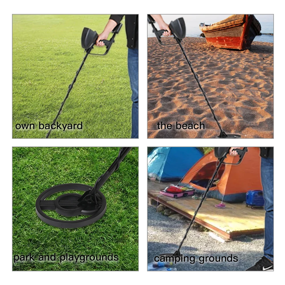 

High Sensitivity Metal Detector MD-4080 Adjustable Gold Track Underground Iron Finder Treasure Hunter Camping Equipment