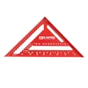 Kapro aluminum alloy triangular ruler 45 ° 90 ° woodworking ruler angle marking ruler woodworking tools 2