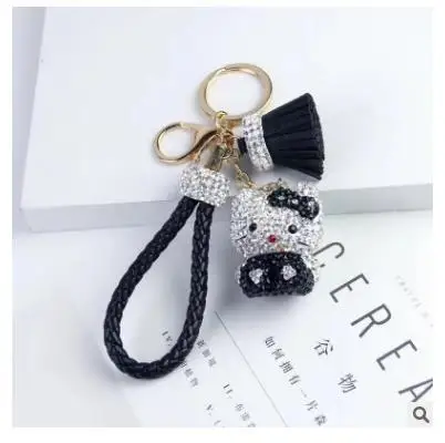 Брелок для ключей KT с изображением кота из мультфильма Hello Kitty подарок брелки