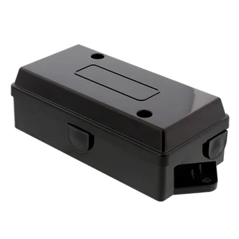 

1Pcs Black 7-Way Trailer Wire Junction Box Camper Truck Weather Proof RV Light Cord Plug