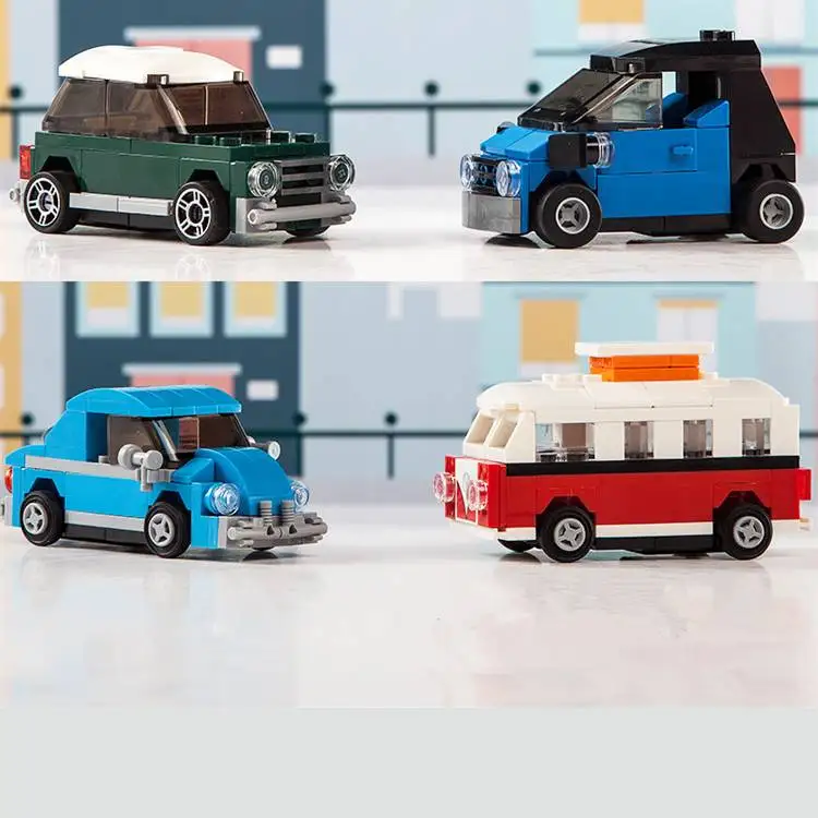 Супер автомобиль строительные блоки комплект кирпичи классическая модель