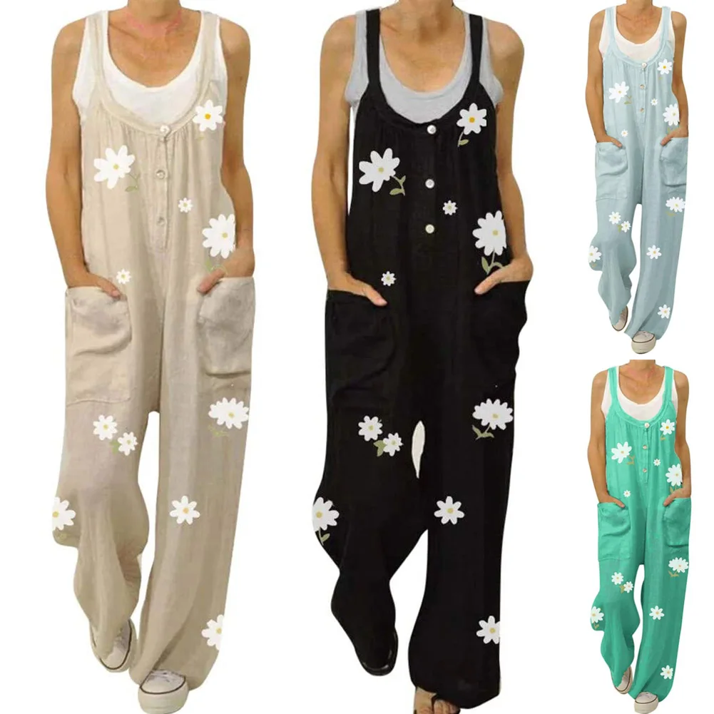 baggy cotton jumpsuit