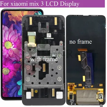 

Super amoled For XIAOMI MIX 3 lcd Display Touch Screen Digitizer Assembly With Frame For Mi Mix3 Mix 3 LCD
