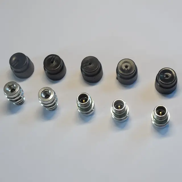 5 Count) M12x1.5 Male High Side A/C Charge Port Valve Includes 