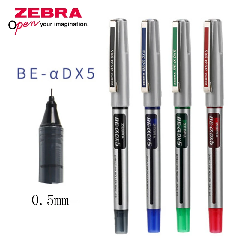 Zebra Dx-5 Needle Point Rollerball Pen 0.5mm Tip EX-JB4 