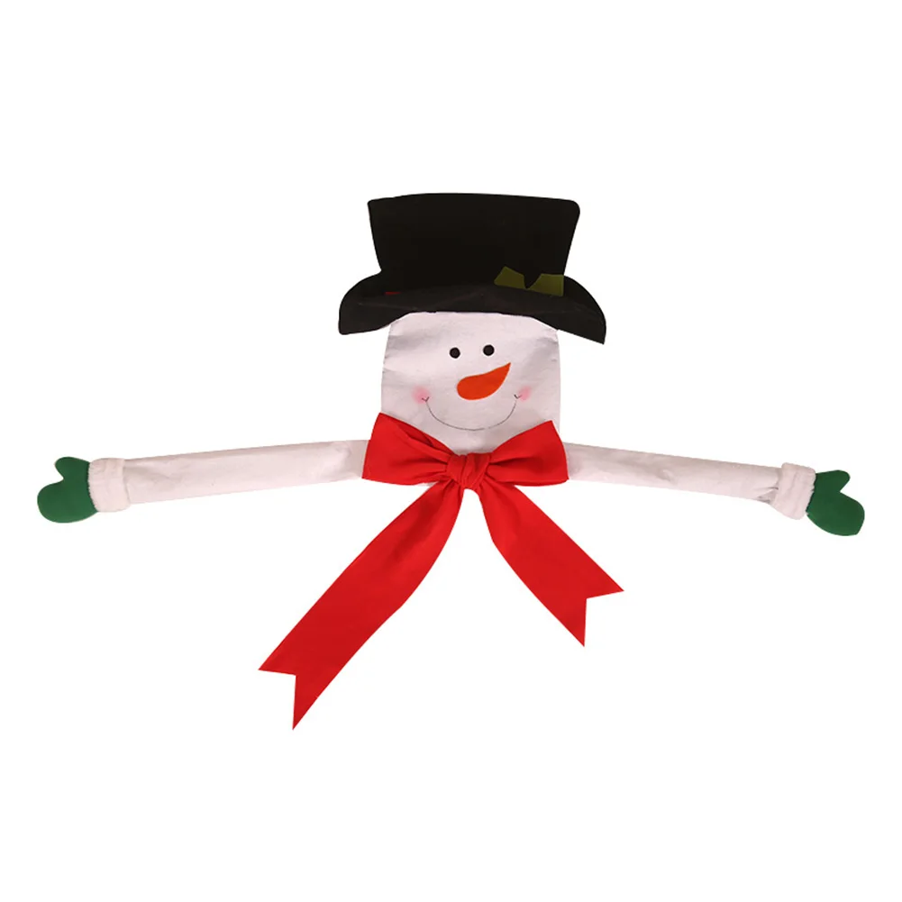 

Prop Cover Christmas Tree Top Practical Cartoon Decorative Hat Holiday Home Party Family Santa Snowman Kids Gift