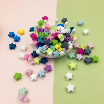 

DHL 2000Pcs 15mm Silicone Beads Teether Accessories Food Grade Pearl Silicone Teething Pacifier Dummy Chain Making BPA FREE