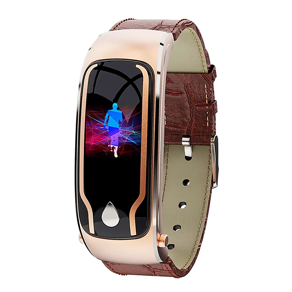 Спортивный смарт-браслет Y9 фитнес-трекер часы для здоровья 2 в 1 Bluetooth гарнитура