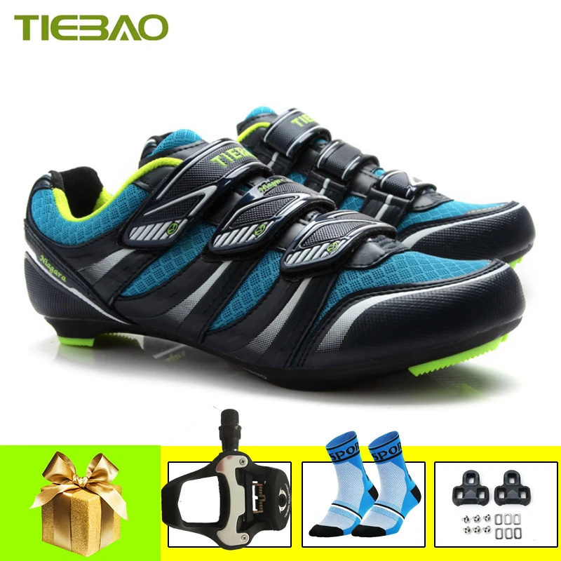 Tiebao/синяя обувь для езды на велосипеде Sapatilha Ciclismo Спортивная Обувь Zapatillas Deportivas
