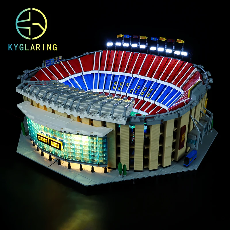Kyglaring Set Di Illuminazione A Led Giocattoli Fai Da Te Per La Creazione 10284 Fc Barcelona Camp Nou Blocks Building (Non Inclusi Building Blocks)