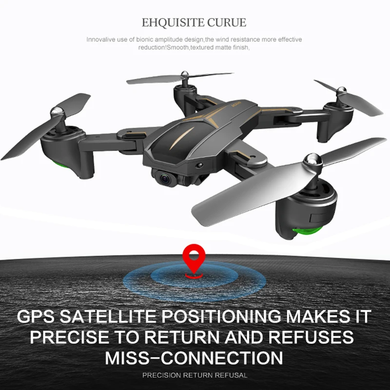 Visuo Xs812 Gps Rc Drone With 1080p/4k Hd Camera 5g Wifi Fpv Altitude Hold One Key Quadcopter Helicopter Vs Xs809s E58 - Camera Drones - AliExpress
