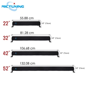 Универсальная автоматическая нейлоновая Обложка MICTUNING 22, 32, 42, 52 дюйма, прямая изогнутая светодиодная лампочка, защитная сумка высокого качества