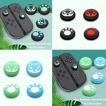 

New Joy-con Analog Caps Protective Rubber Button Cover Case Anti-slip Thumstick Grip For Nintendoswitch /Switch Lite Controller