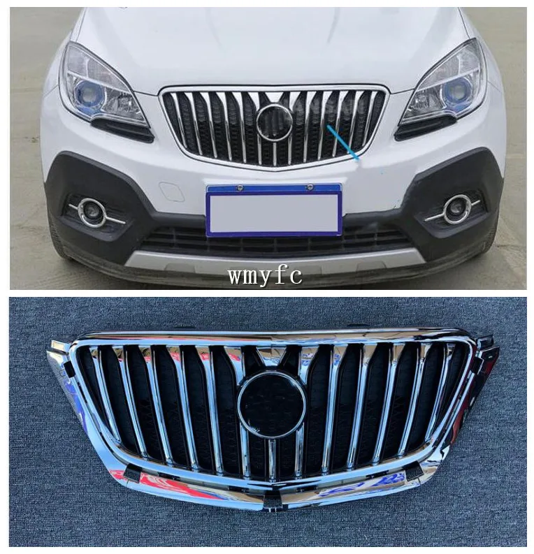 ABS Хром передний бампер верхний радиатор решетка гриль подходит для Buick Encore 2013- 1 шт. с логотипом