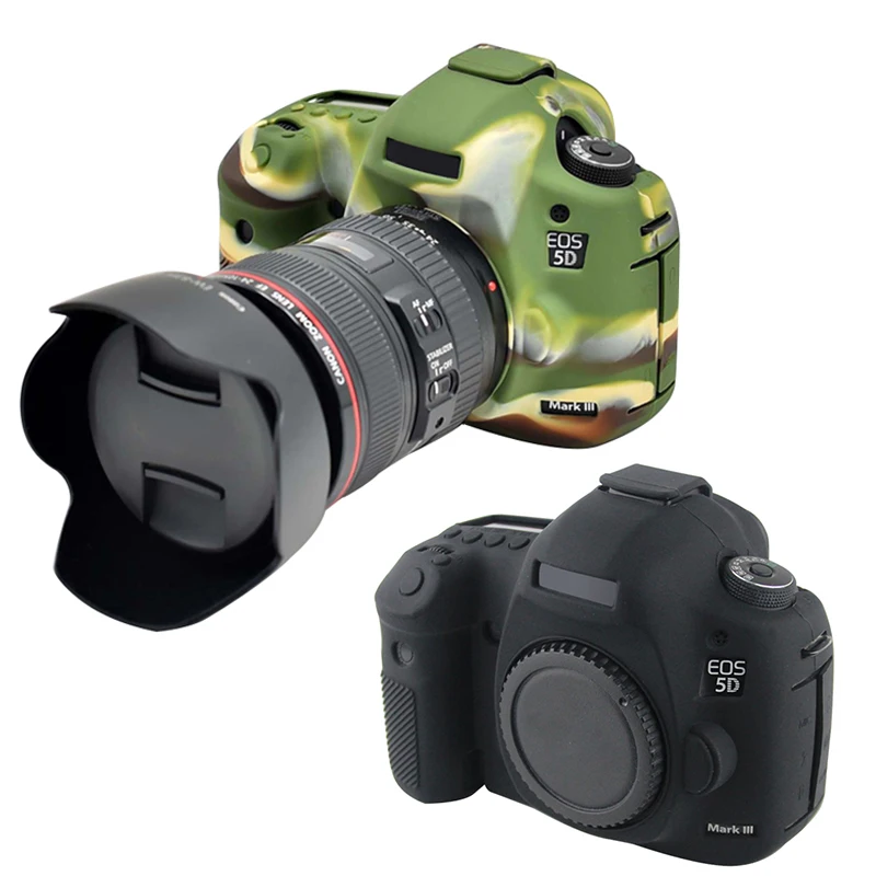 Силиконовая кожа брони чехол корпус протектор для Canon EOS 5D Mark III 3 5D3