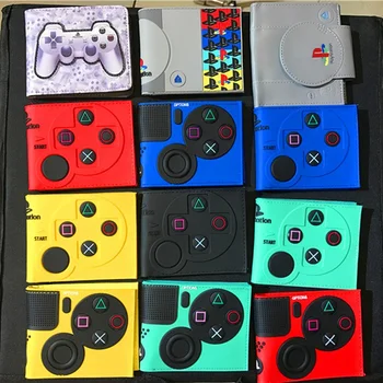 

10 pcs/lot Playstation 4 Wallet Game Playstation Control Shape Model PU Coin Purses Model Toy