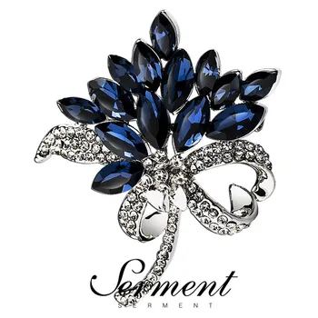 

SERMENT New Fashion Bouquet Pins Simple Luxury Girl Flower Brooches Jewelry Lapel pins Accessories Gifts for Friends Pins