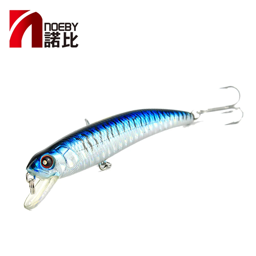 NOEBY 1Pcs Fishing Lure 90mm/7g Floating Minnow Leurre Dur Peche Souple Hard Bionic Bait Bass Lures VMC Treble Hooks | Спорт и