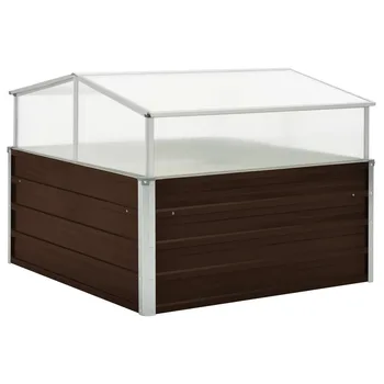 

VidaXL Greenhouse 100 X 100 X 85 Cm Galvanized 45711