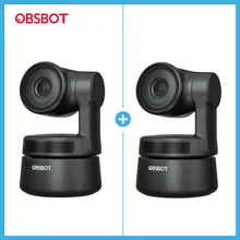  OBSBOT Tiny AI Tiny 4K Powered PTZ Webcam 1080p Full HD 1080p Video Conferencing, Recording and Streaming Black 