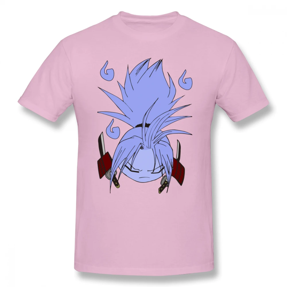 Midnite Star Shaman King amidamaru Guardian ghost Футболка мужская летняя футболка хлопковая Футболка с забавным принтом и рукавами большая футболка - Цвет: pink