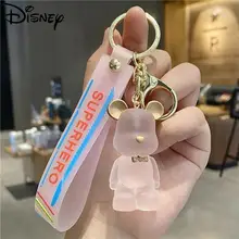 Porte clés Disney en cristal pour femme, joli pendentif de style nordique, cadeau de Couple