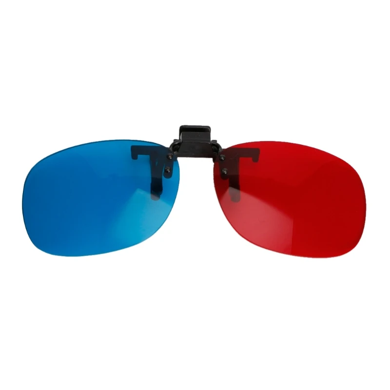 New Red Blue 3D Glasses Hanging Frame 3D Glasses Myopia Special Stereo Clip Type