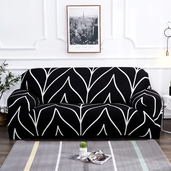 

Geometric printed L shape sofa covers for living room sofa protector anti-dust elastic stretch covers for corner sofa cover