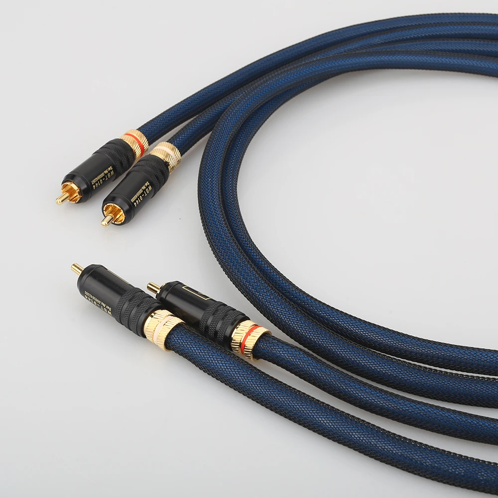 Audiocrast A10 пара кабель Rca посеребренный RCA штырь с разъемом WBT0144 RCA|Кабели VGA| |