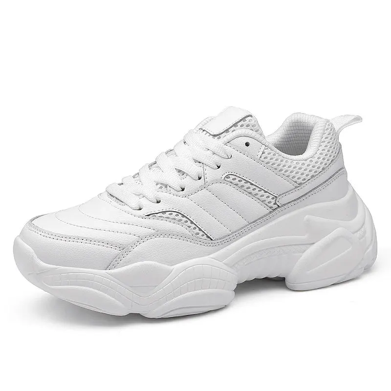

Women Shoes 2019 New Chunky Sneakers For Women Vulcanize Shoes Casual Fashion Dad Shoes Platform Sneakers Basket Femme