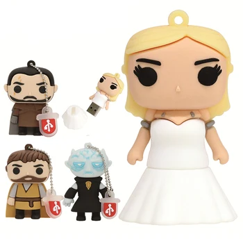 

Cartoon Game of Thrones USB Flash Drive 4GB 8GB Pendrive 16GB 32GB 64GB 128GB 256G Pen drive Cle USB 2.0 Princess USB gift