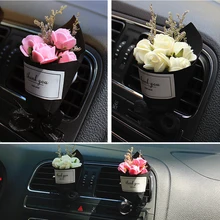 Автомобильный освежитель воздуха ручной работы гербарий кондиционер ароматизатор для автомобиля духи клип букет красивые узоры авто аксессуары