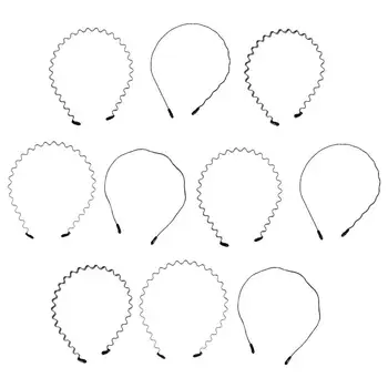 

10 PCS Spiral Shape Anti-slip Wavy Spring Hair Accessories for Man Woman Use