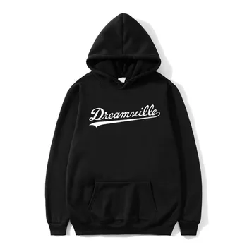 

2020 New Dreamville Records Hoodies Sudaderas Hombre Men's Hooded Sweatshirt Black/gray Cotton Tracksuit Brand Clothing