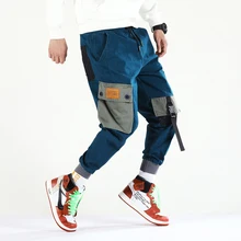 Уличная одежда в стиле хип-хоп, мужские повседневные брюки-карго, спортивные брюки с карманами, модные брюки Joker Pantalones Hombre