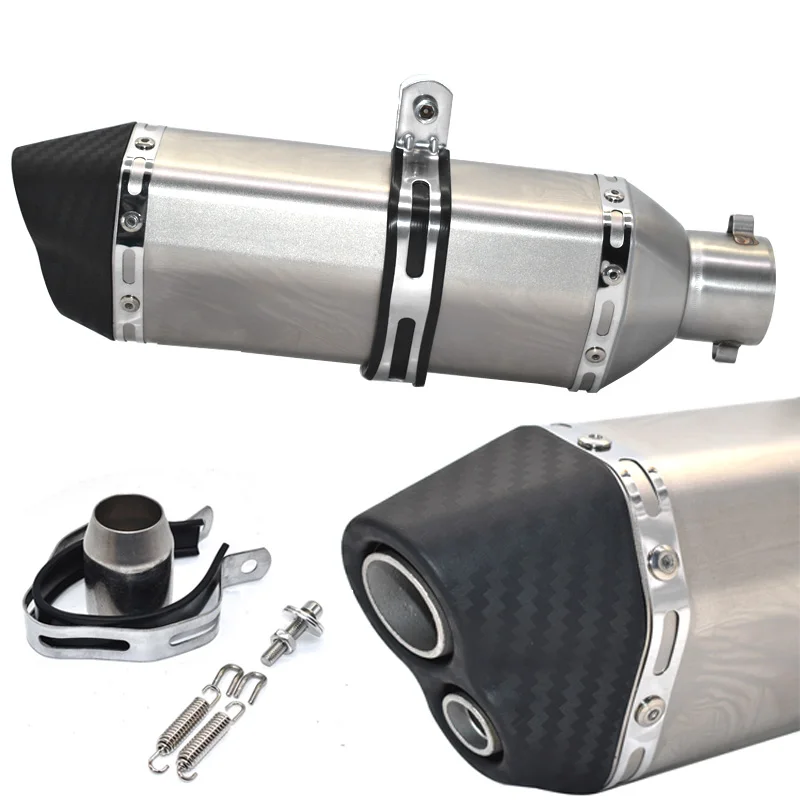 

Universal akrapovic sticke exhaust motorcycle muffler escape moto with db killer Exhaust Systems for benelli msx125 nmax tmax500