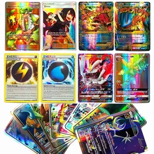 Takara TOMY Сияющие Карты Покемон MEGA GX EX энергетический тренажер 100 шт. 60 шт. игрушки для детей энергетическая Битва Игра флэш-карта