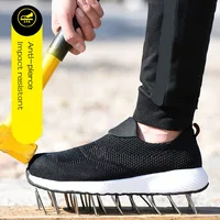 Air-Mesh Lightweight Steel Toe Boots