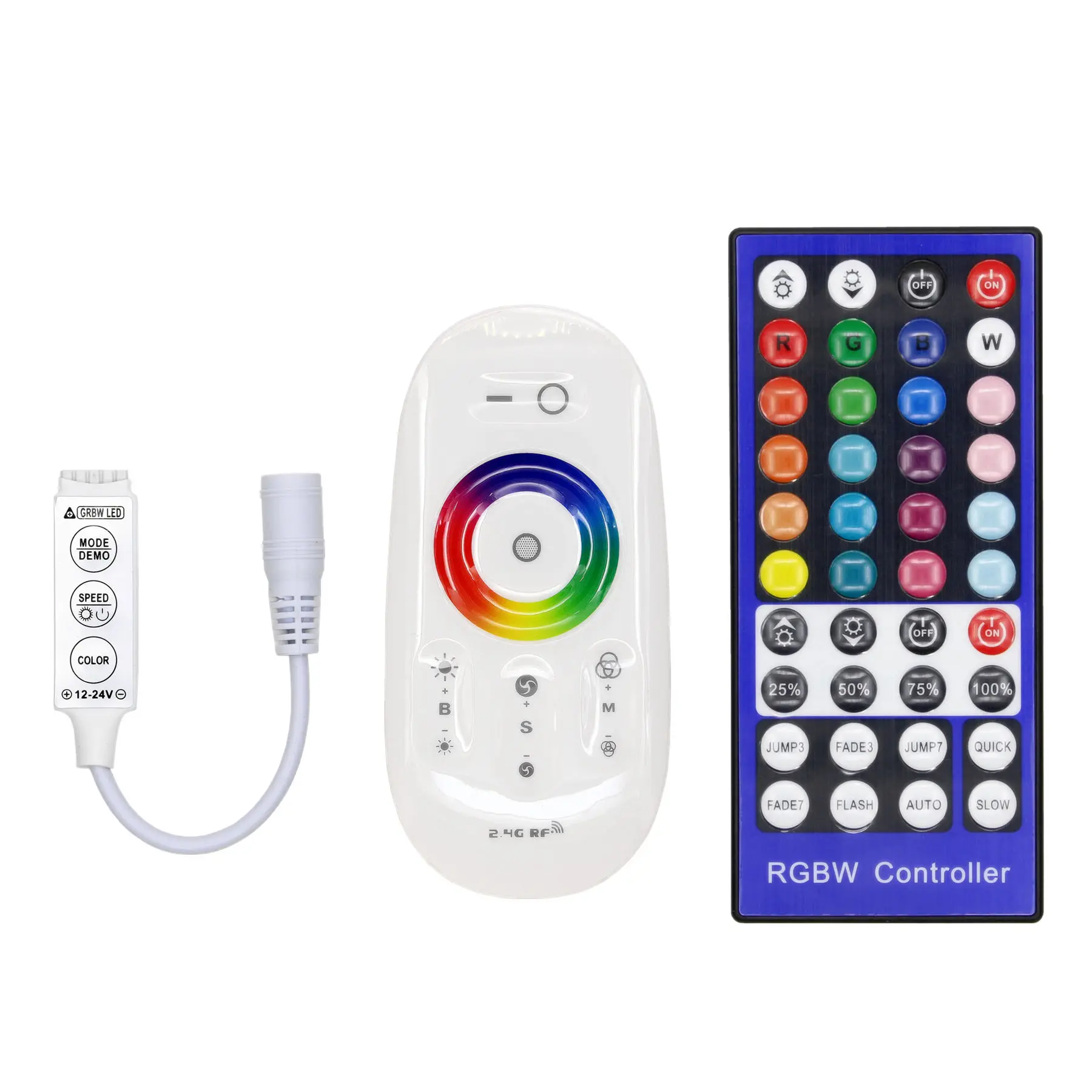 

Conntroller 40Key Strip RGBW/RGBWW SMD 5050 LED Strip Light DC 12V 24V 6A IR Infrared Remote Controller Dimmer 20 Colors