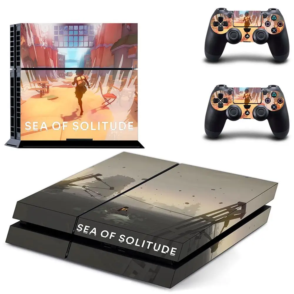 PS4 стикер море одиночной кожи PS 4 стикер s Play станция 4 наклейка Pegatinas Adesivo для консоли playstation 4 и 2 контроллера