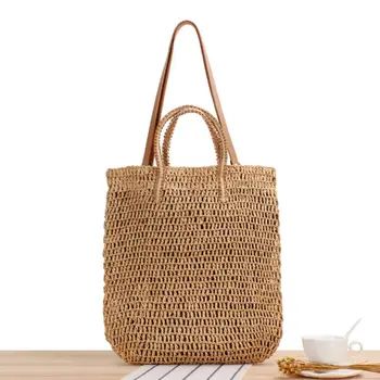

Women Girls Straw Handbag Shoulder Bag Purse Tote Messenger Satchel