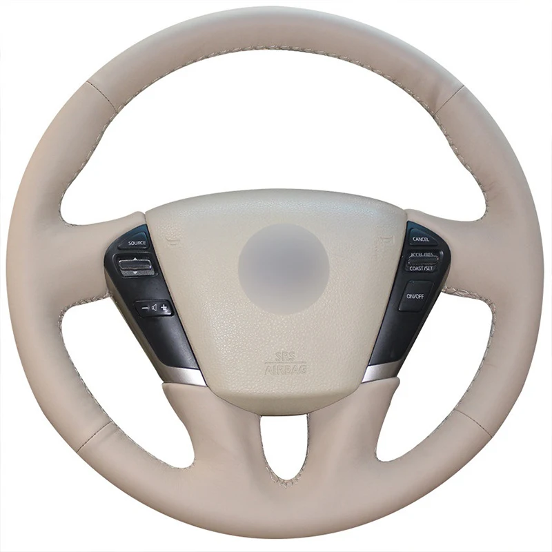 Оплетка на руль для Nissan Teana 2008 2012 Murano 2009 2014 volante кожаный чехол руль|Чехлы руль| |
