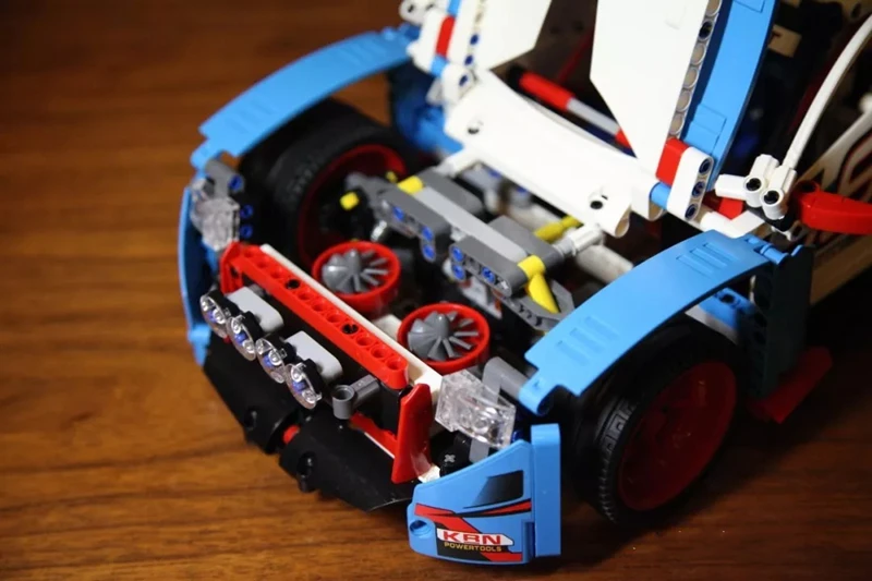 20077 lepinblocks ралли машина техника гоночный автомобиль модель совместима с 42077 lepinbricks строительные блоки кирпичи игрушка подарок