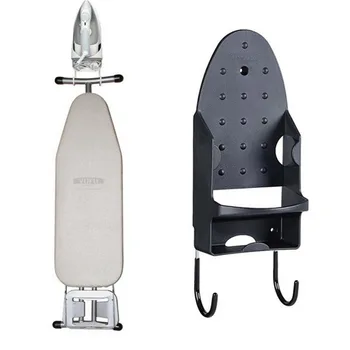 

Multifunction Dryer Iron Hanger Stand Wall Plate Holder Electric Iron Hanger Heat Resistant Iron Shelf Home Storage