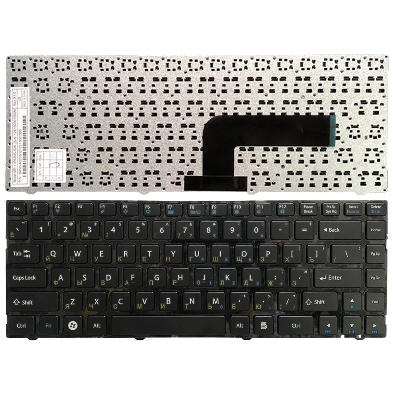 Русская клавиатура для ноутбука DNS Pegatron B14Y B34FD (0150931) MP-11P53SU-5281 0KN0-A01RU12 RU MP-11P53US-528 с