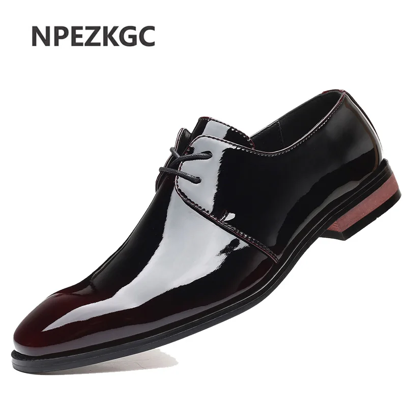

Top Quality Men Dress Shoes Leather Men Shoes Wedding Business Fashion Footwear Comfortable Formal Shoes For Male