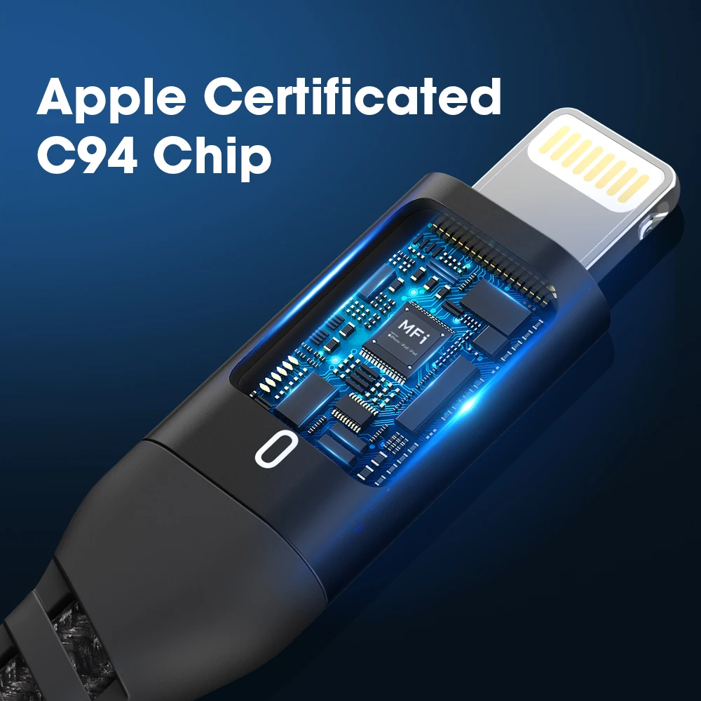 MFi PD кабель type C для Apple порт 3A быстрой зарядки iPhone 11 адаптер питания USB iPad ipod|Кабели