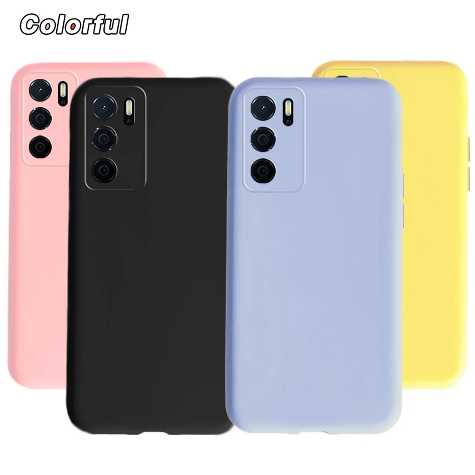 Чехол для OPPO A16 A16S чехол Oppo A54s CPH2273 жидкий силиконовый мягкий из ТПУ задняя крышка A