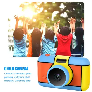 

Kids Camera Selfie Rechargeable Camera Toy 2.4 Inches HD Screen Video Camcorder Gift with Flash Light for Kids Boys Girls