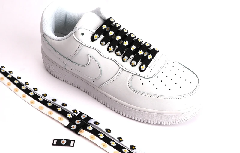 Little Daisies Shoelaces Cartoon Printing Fashion Unisex Flat Shoe laces High-top Canvas Sneakers Shoelace AF1 Sports Shoelaces Little Daisies Shoelaces Cartoon Printing Fashion Unisex Flat Shoe laces High-top Canvas Sneakers Shoelace AF1 Sports Shoelaces